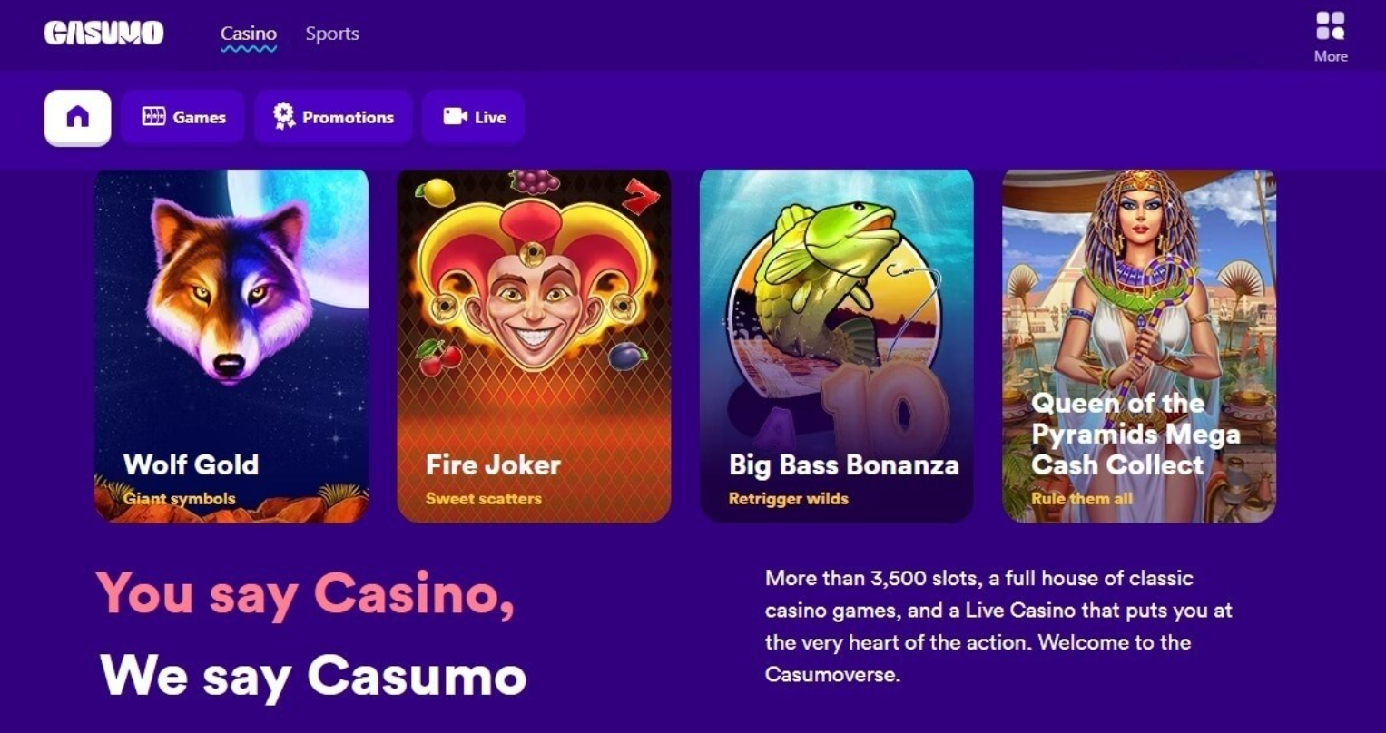 Casino Casumo online